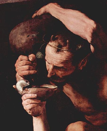 Jose de Ribera Der trunkene Silenos Detail oil painting image